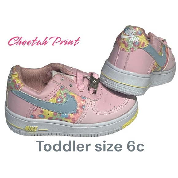 Other - Custom Cheetah Print Baby Shoes
